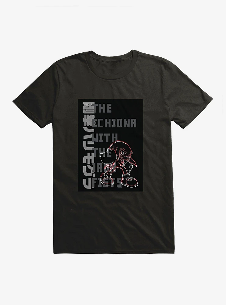 Sonic The Hedgehog Knuckles Echidna With Iron Fists T-Shirt