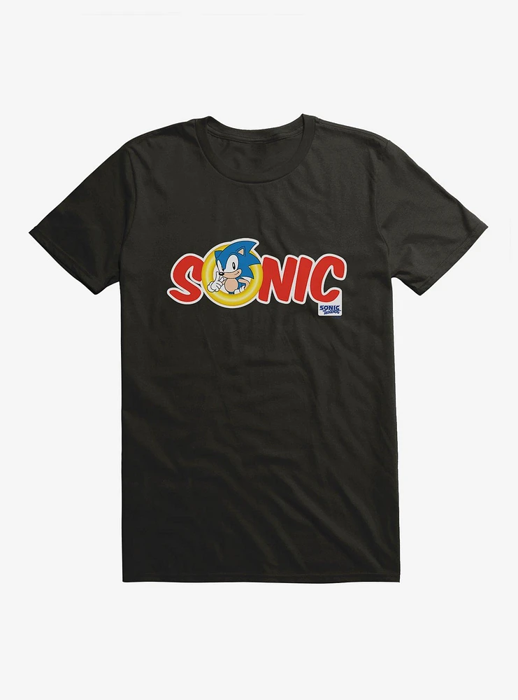 Sonic The Hedgehog Graphic Logo T-Shirt