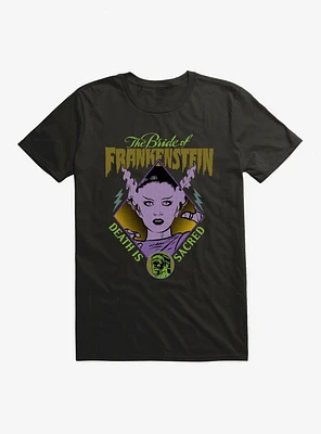 Universal Monsters Bride Of Frankenstein Death Is Sacred T-Shirt