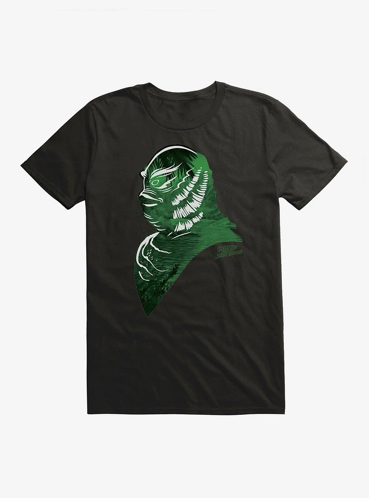 Universal Monsters Creature From The Black Lagoon Amazon Profile T-Shirt