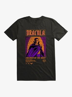 Universal Monsters Dracula Through The Veins T-Shirt