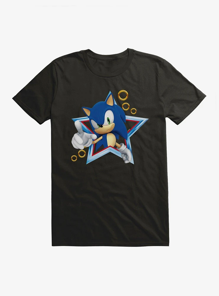 Sonic The Hedgehog 3-D Star T-Shirt