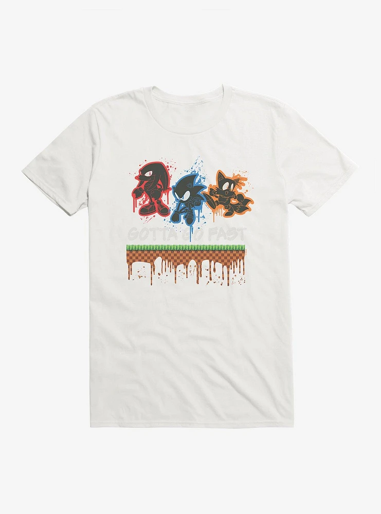 Sonic The Hedgehog Tails, Knuckles, And Gotta Go Fast! T-Shirt