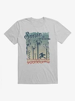 Sonic The Hedgehog Bohemian Run Scenery T-Shirt