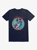 Sonic The Hedgehog Christmas Greetings From T-Shirt