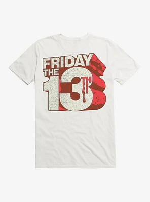 Friday The 13th Block Letters T-Shirt