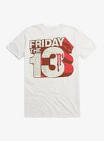 Friday The 13th Block Letters T-Shirt