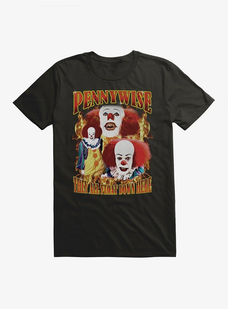 IT Pennywise We All Float Down Here T-Shirt