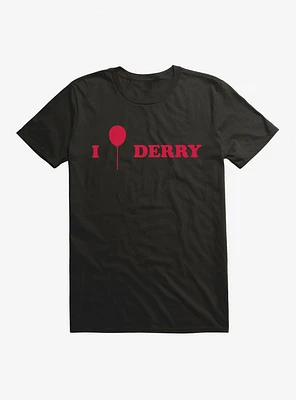 IT Chapter Two I Balloon Derry Red Script T-Shirt