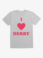 IT Chapter Two I Heart Derry Script Stack T-Shirt