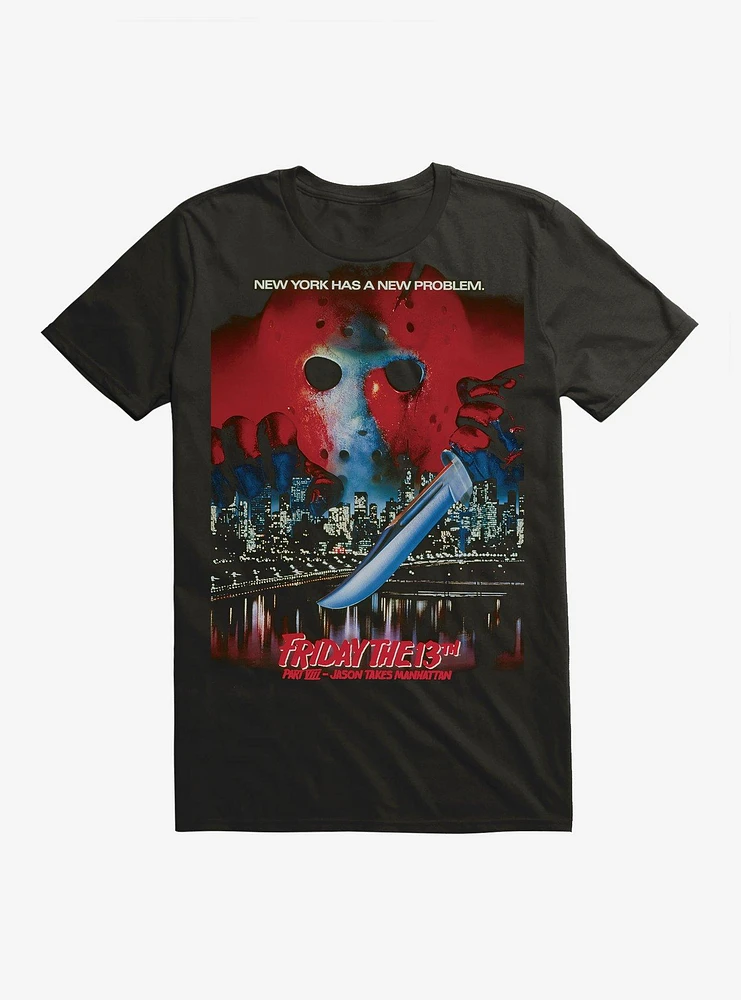 Friday The 13th Part VIII: Jason Takes Manhattan Poster T-Shirt