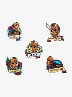 Friday the 13th Jason Voorhees Tattoo Art Mask Blind Box Enamel Pin - BoxLunch Exclusive