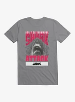 Jaws Swimming Alone Stack T-Shirt