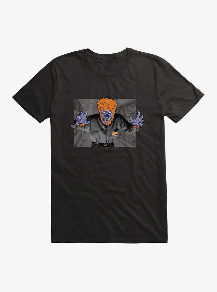 Universal Monsters The Wolf Man Drip Mash Up T-Shirt