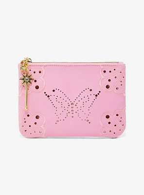 Her Universe Wicked Glinda Pink Butterfly Zipper Wallet