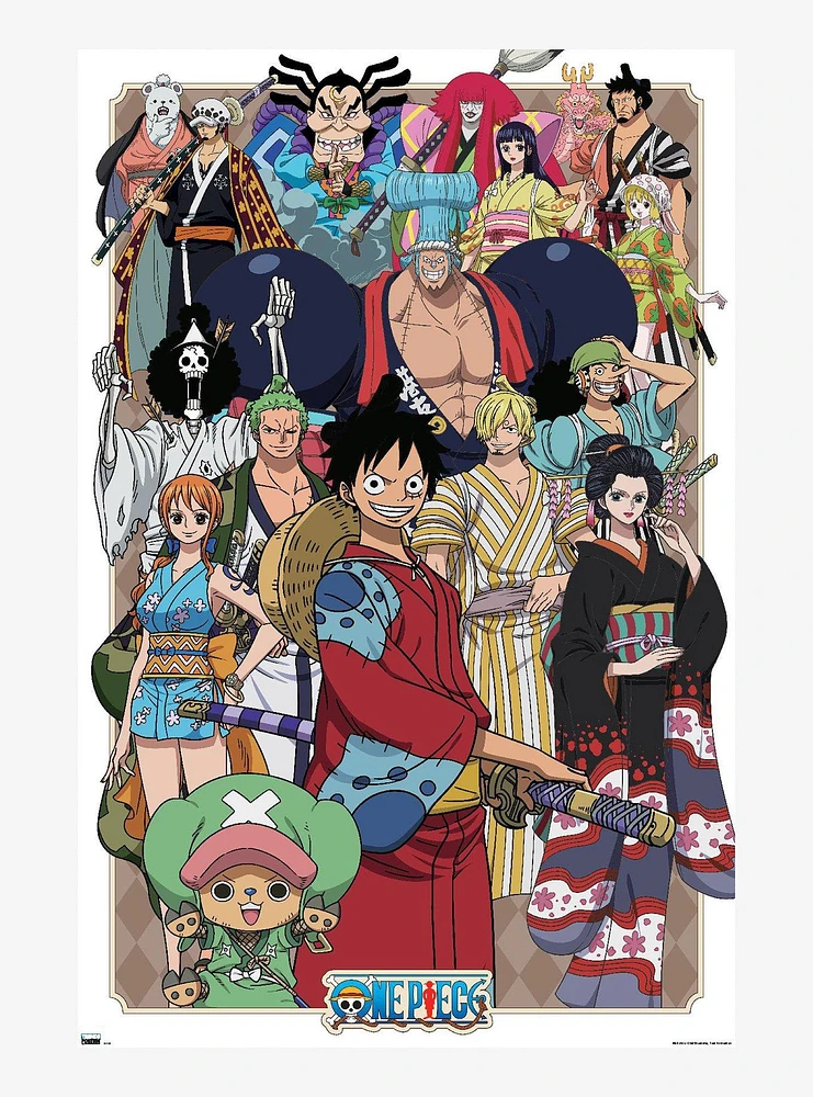 One Piece Wano Group Poster