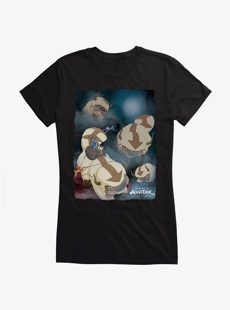 Avatar: The Last Airbender Appa Yip Girls T-Shirt