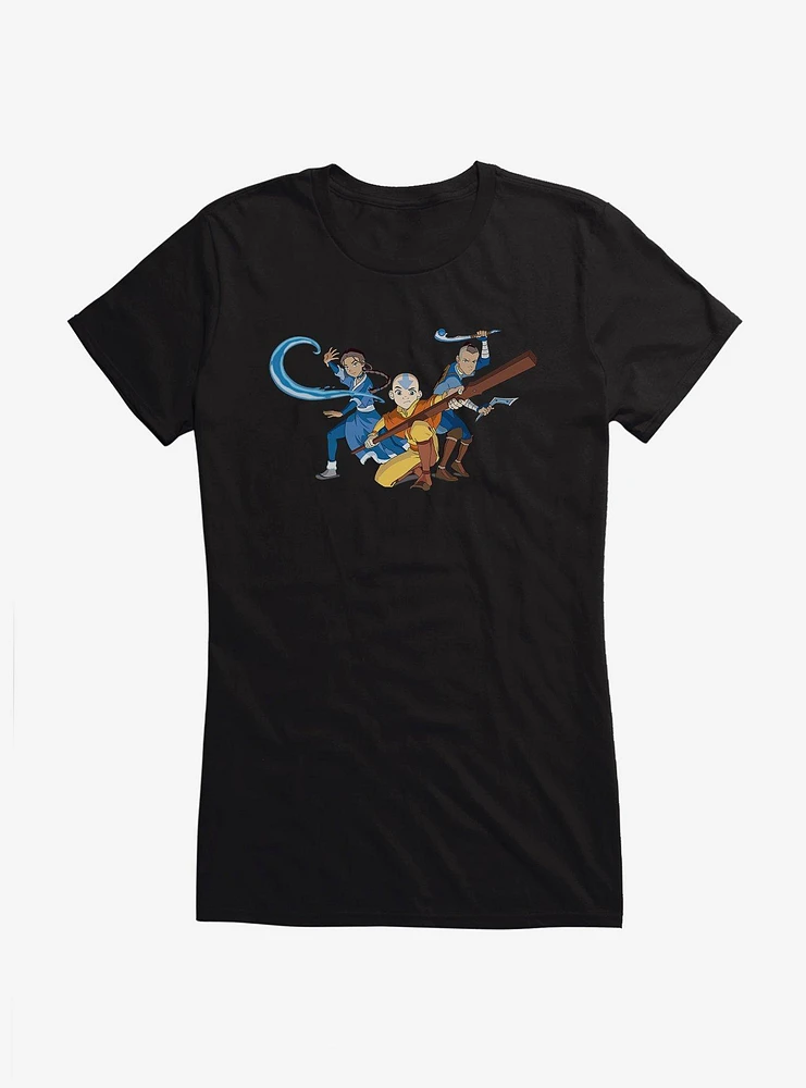 Avatar: The Last Airbender Attack Girls T-Shirt