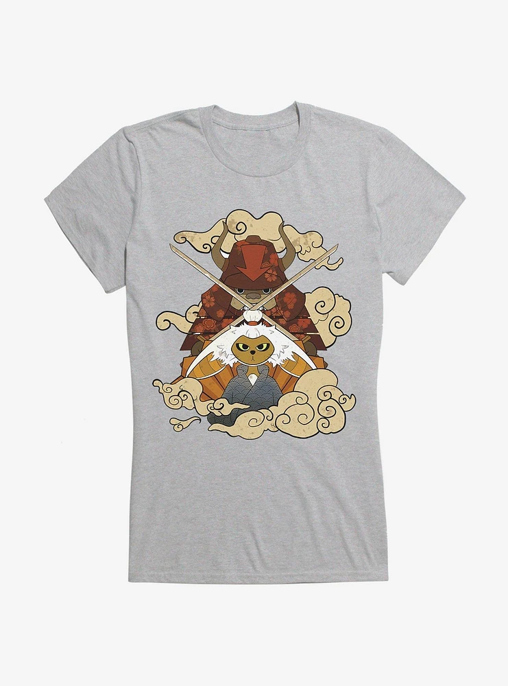 Avatar: The Last Airbender Momo And Appa Dream Battle Girls T-Shirt