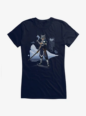 Avatar: The Last Airbender Sokka Armor Boomerang Girls T-Shirt