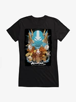 Avatar: The Last Airbender Aang Master Of All Elements Girls T-Shirt