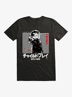 Chucky Child Play Japanese Text T-Shirt