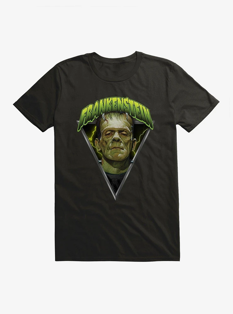 Universal Monsters Frankenstein Metal Portrait T-Shirt