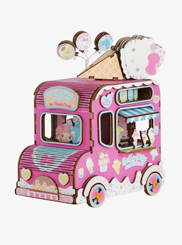 Hello Kitty And Friends Ice Cream Truck Music Box 3D Puzzle