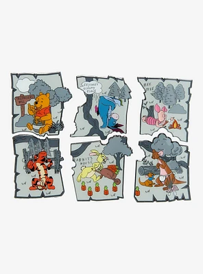 Loungefly Disney Winnie The Pooh Wood Map Blind Box Enamel Pin