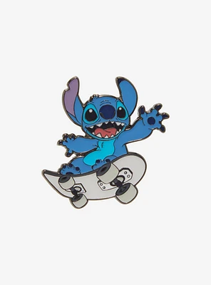 Loungefly Disney Stitch Skateboard Enamel Pin