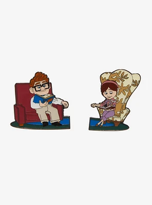 Loungefly Disney Pixar Up Carl & Ellie Enamel Pin Set