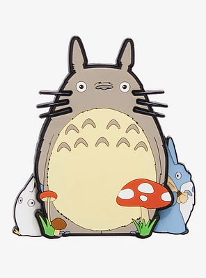 Loungefly Studio Ghibli® My Neighbor Totoro Mushroom Totoros Layered Enamel Pin