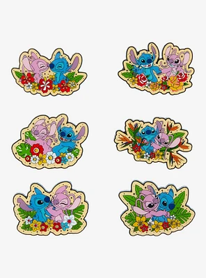 Loungefly Disney Stitch & Angel Portrait Blind Box Enamel Pin