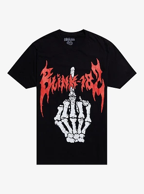 Blink-182 Skeleton Finger T-Shirt