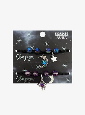 Cosmic Aura Stargazer Best Friend Cord Bracelet Set