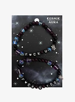 Cosmic Aura Swear Words Best Friend Beaded Bracelet Set