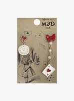 Lewis Carroll Alice's Adventures In Wonderland Drop Earrings