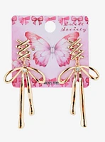 Sweet Society Corset Bow Drop Earrings