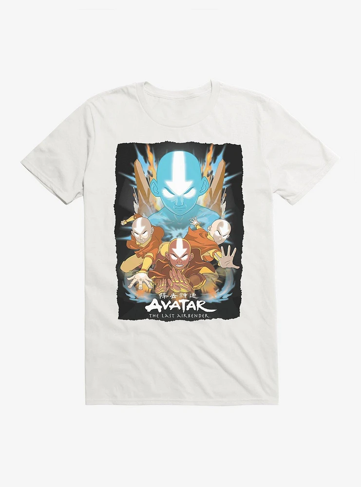 Avatar: The Last Airbender Aang Master Of All Elements T-Shirt