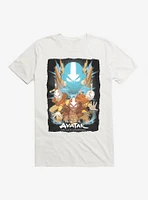 Avatar: The Last Airbender Aang Master Of All Elements T-Shirt