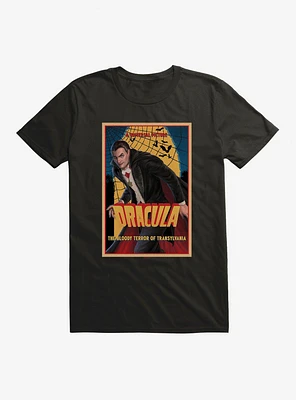 Universal Monsters Dracula Bloody Terror Of Transylvania T-Shirt