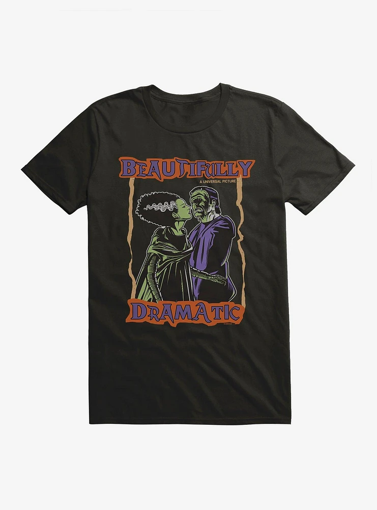 Universal Monsters Bride Of Frankenstein Beautifully Dramatic T-Shirt