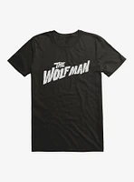 The Wolf Man Bold Font T-Shirt