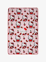 Hello Kitty Fruits Nogginz Pillow & Blanket Set