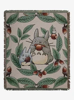 Studio Ghibli® My Neighbor Totoro Acorns Tapestry Throw Blanket