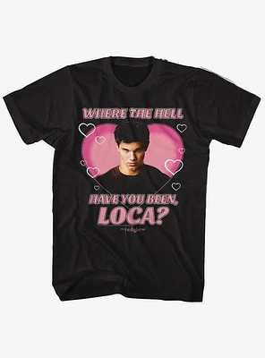 The Twilight Saga Jacob Loca Hearts Boyfriend Fit Girls T-Shirt