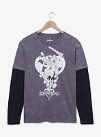 Disney Kingdom Hearts Characters Layered Long Sleeve T-Shirt — BoxLunch Exclusive