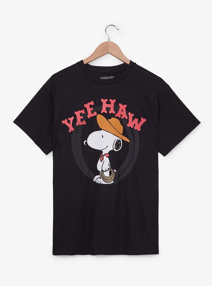 Peanuts Snoopy Yeehaw Western T-Shirt — BoxLunch Exclusive