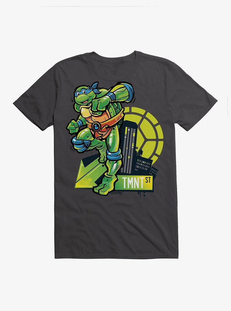 Teenage Mutant Ninja Turtles Leonardo TMNT Street Running T-Shirt