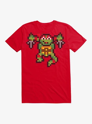 Teenage Mutant Ninja Turtles Pixelated Raphael T-Shirt